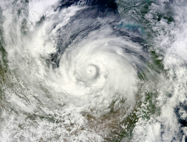 Imagen del ojo del huracán.