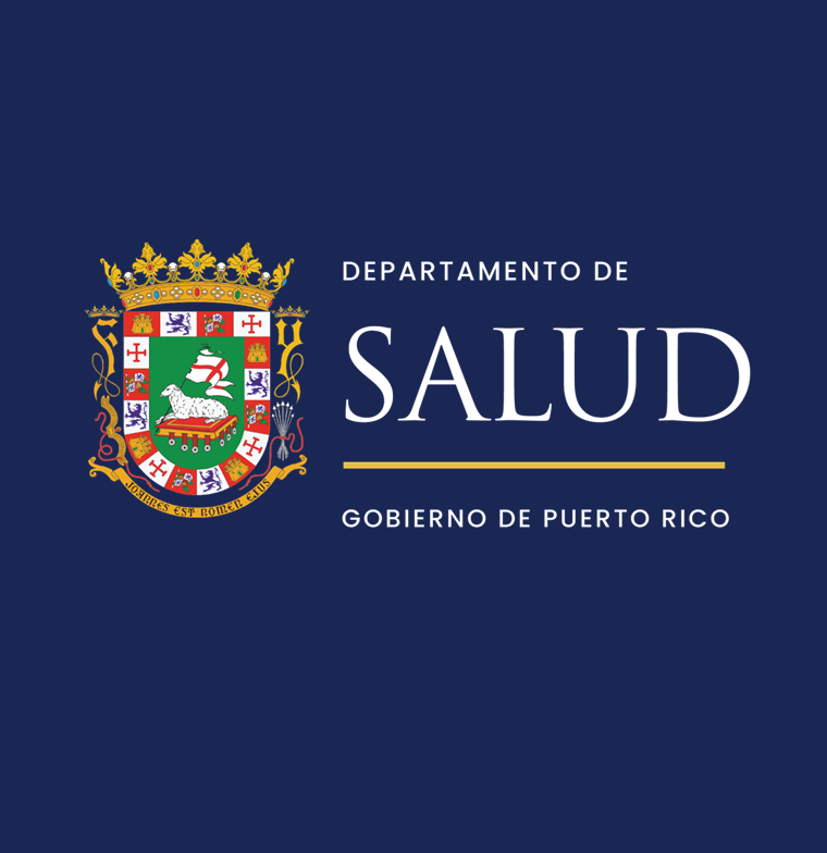 Imagen del logo del Departamento de Salud del Gobierno de Puerto Rico.