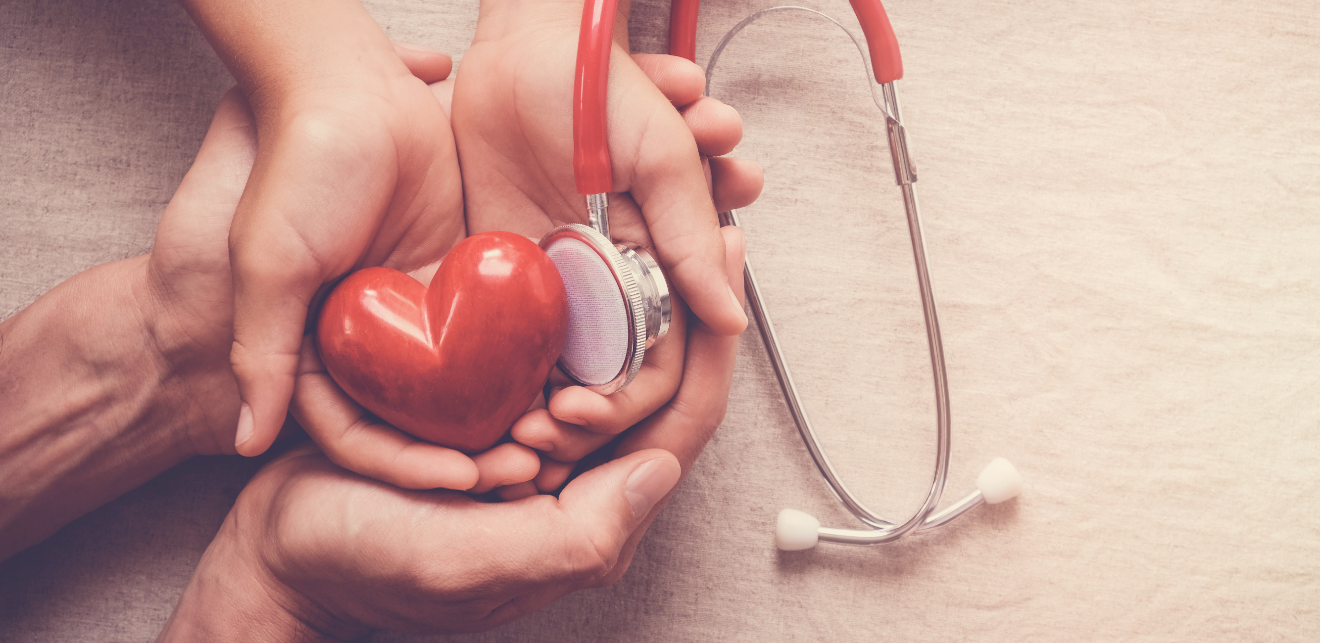 Imagen de manos sosteniendo un objeto en forma de corazon.