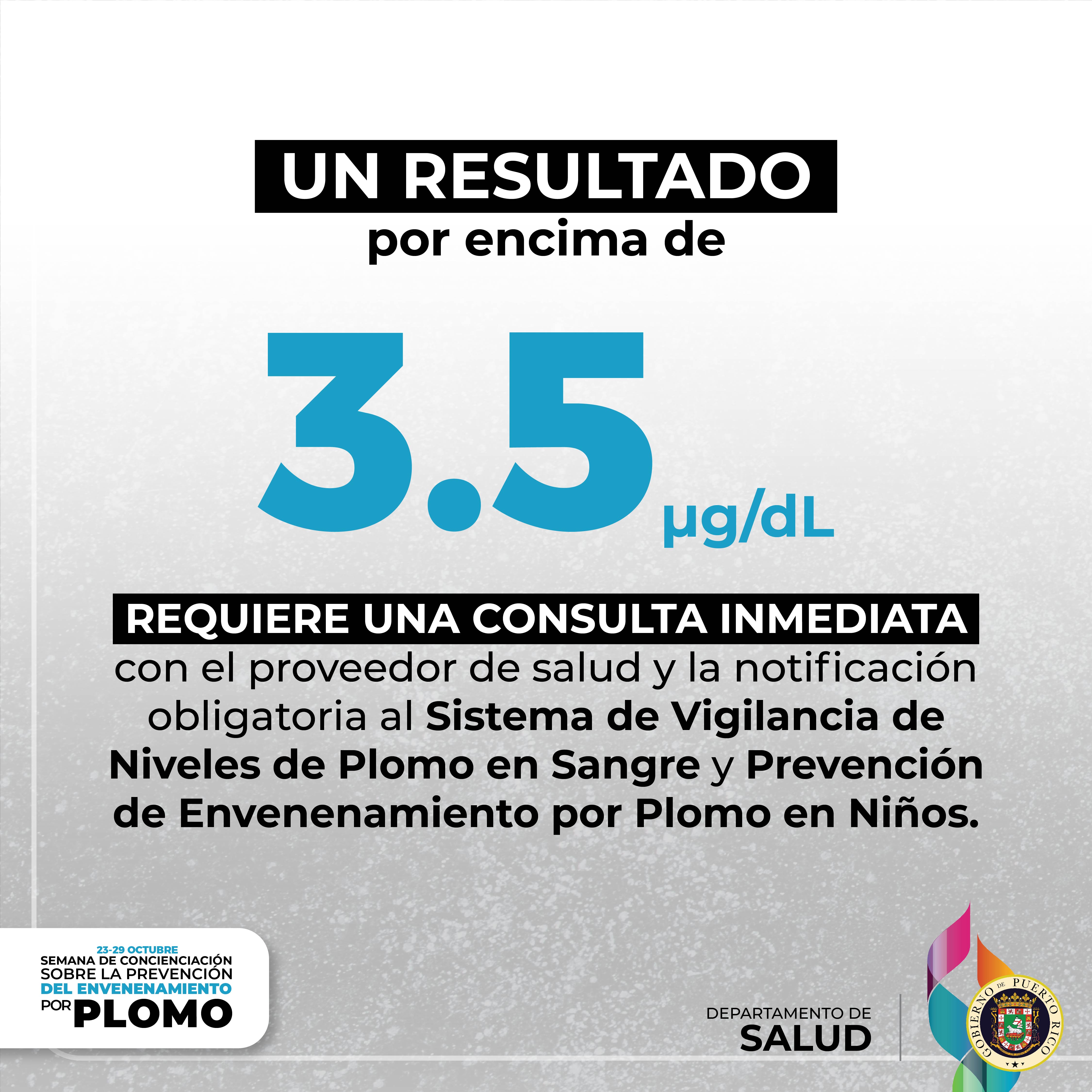 El Departamento de Salud emite una advertencia sobre el plomo a